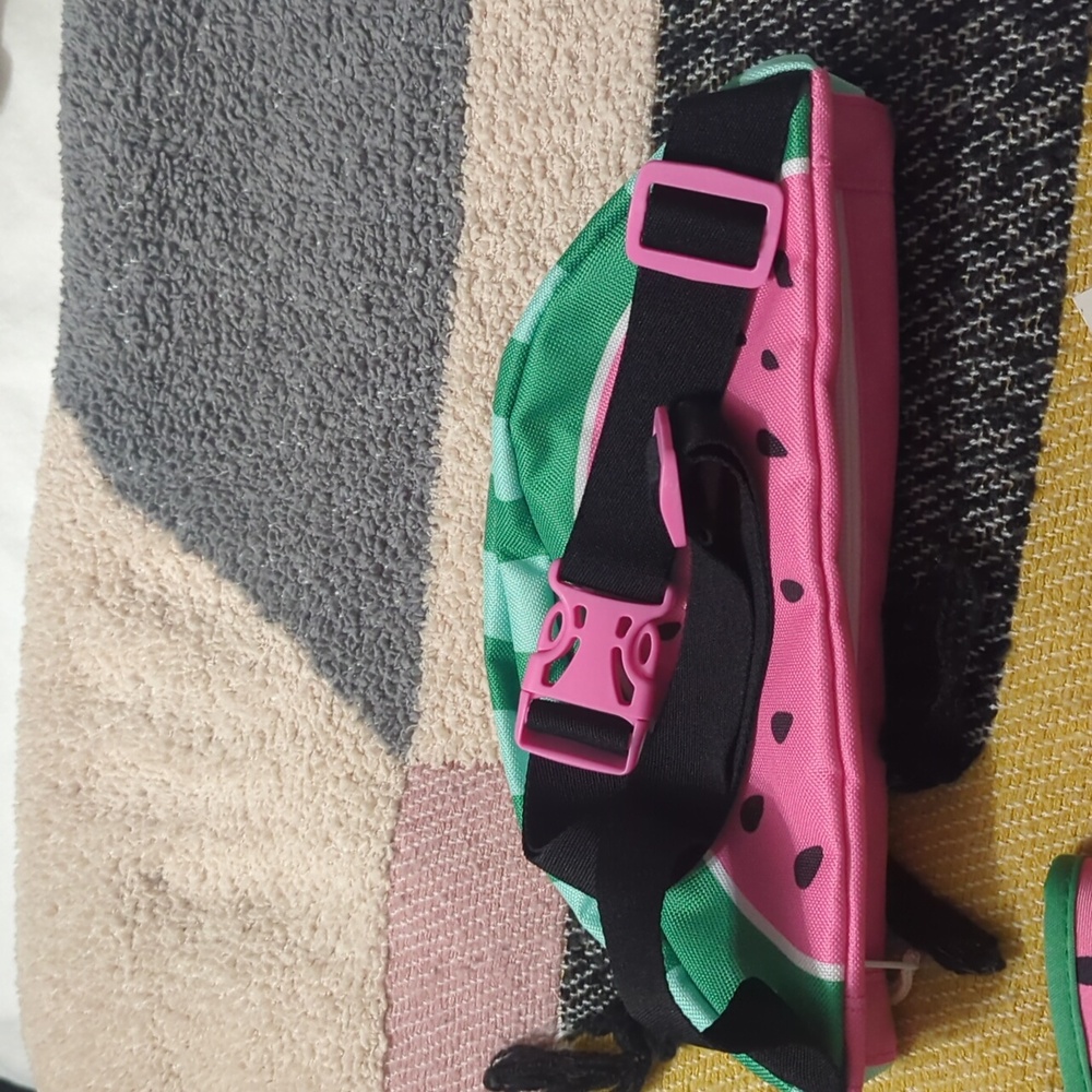 🍉 Breast Cancer Awareness Pink Ribbon Watermelon Fanny Pack Fun Pack!!!! - Picture 7 of 11